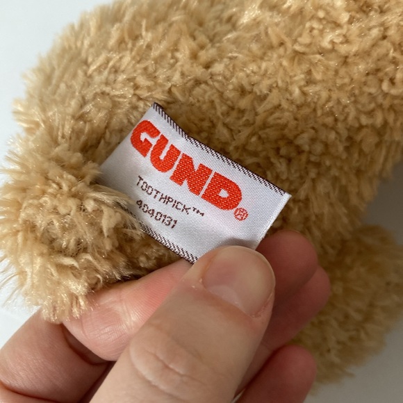 Gund Toothpick the Teddy Bear Tan Plush 15” - Picture 5 of 5